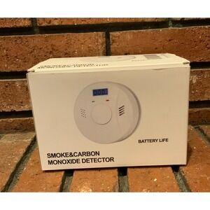 Smoke Detector & Carbon Monoxide Combo Pack Of 4 White Battery Operated